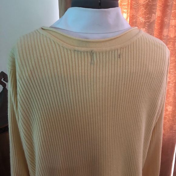 Stefano Basics Soft Yellow Sweater L - Picture 5 of 7